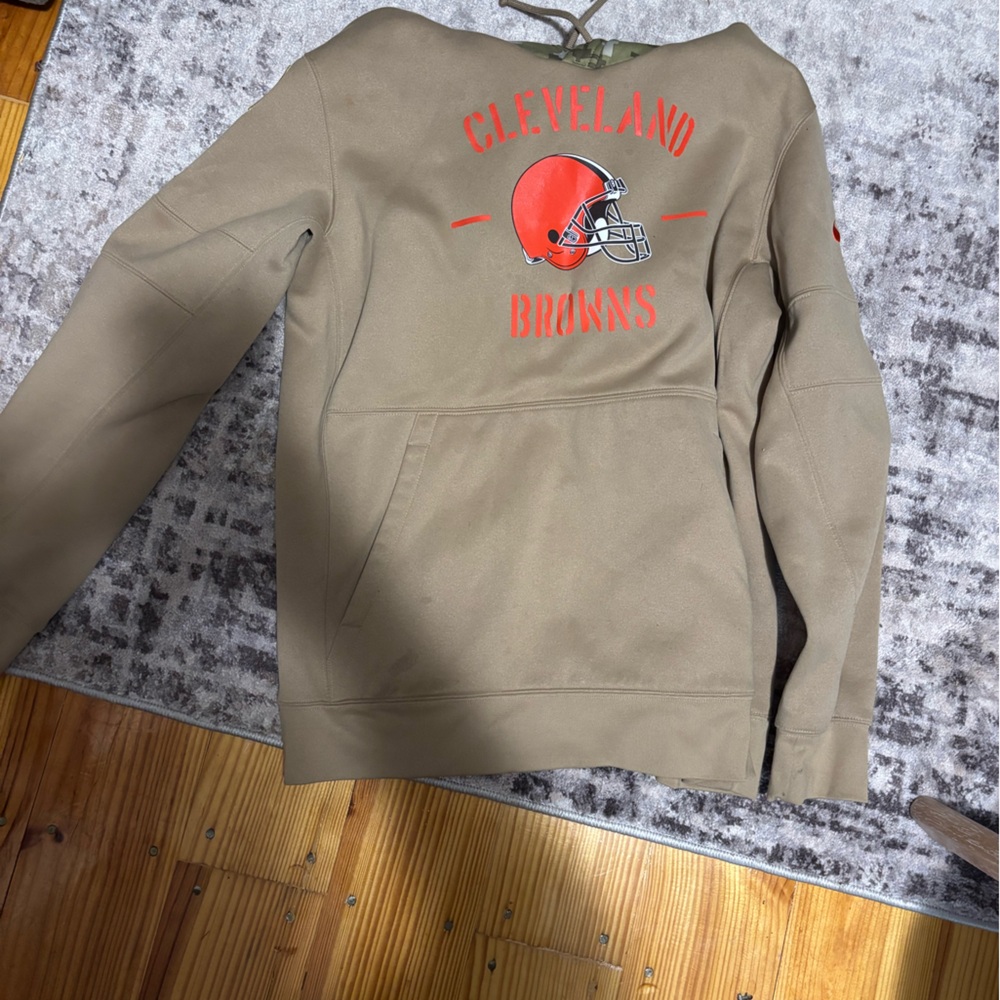 NFL Cleveland Browns Tan Jacket